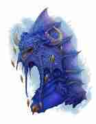 Spot Art – Sapphire Dragon Sovereign- RPG Stock Art