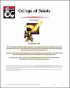 College of Beasts