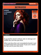 Betrayer – Custom Card