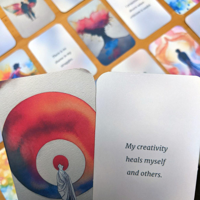 30 Affirmation Cards to Inspire Creativity (Watercolor Edition)