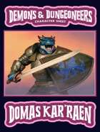 Demons & Dungeoneers! Character Sheets Bundle #3 [BUNDLE]